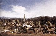 BELLOTTO, Bernardo View of Gazzada near Varese china oil painting reproduction